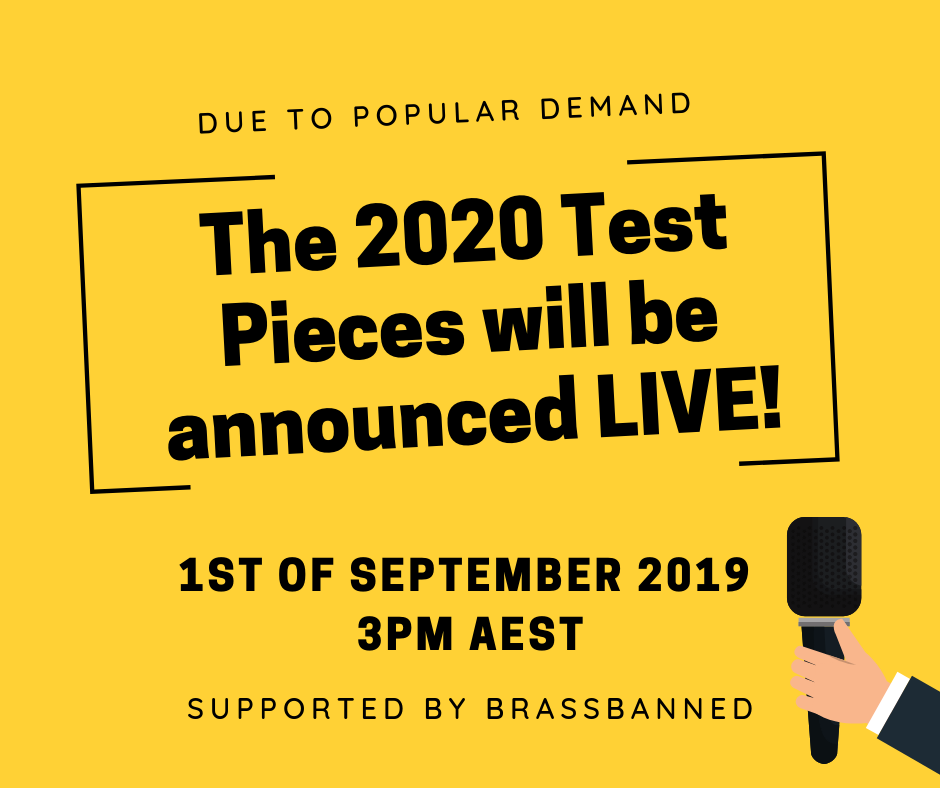 Nationals 2020 - Test Piece Announcement